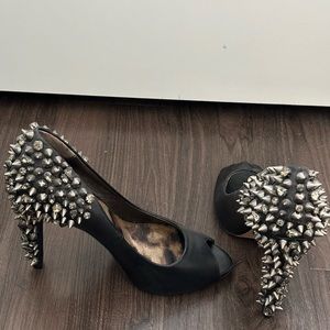 Sam Edelman Studded Open Toe Pumps